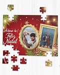 Puzzle Personalizável Natal Red