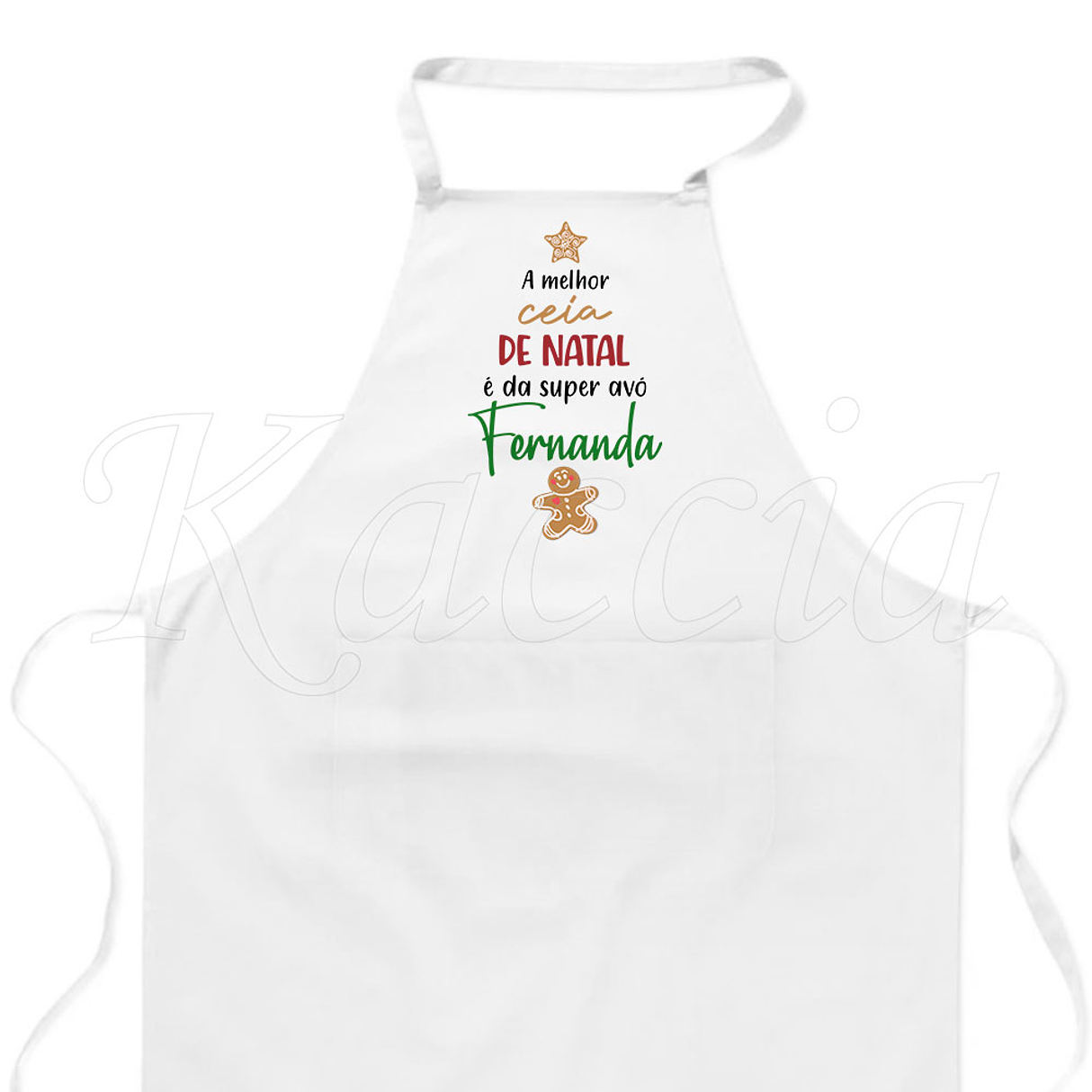 Avental Personalizável Ceia de Natal 2