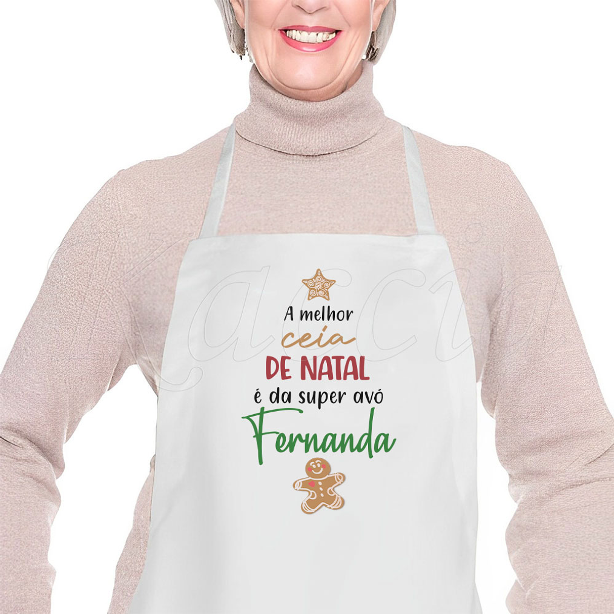 Avental Personalizável Ceia de Natal 1