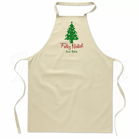Avental Personalizável Feliz Natal