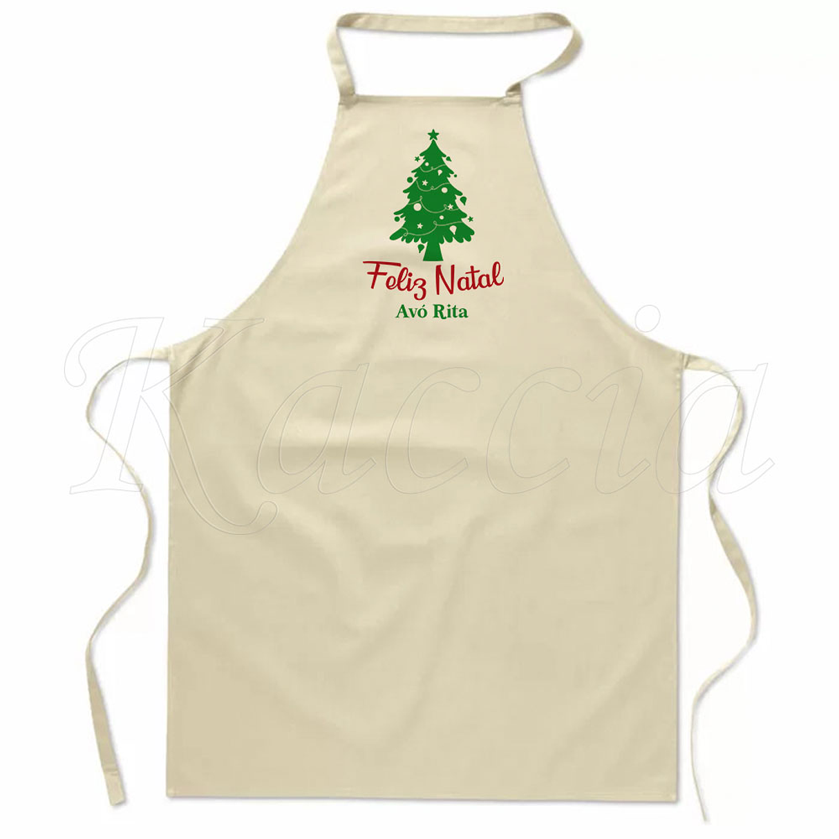 Avental Personalizável Feliz Natal 2