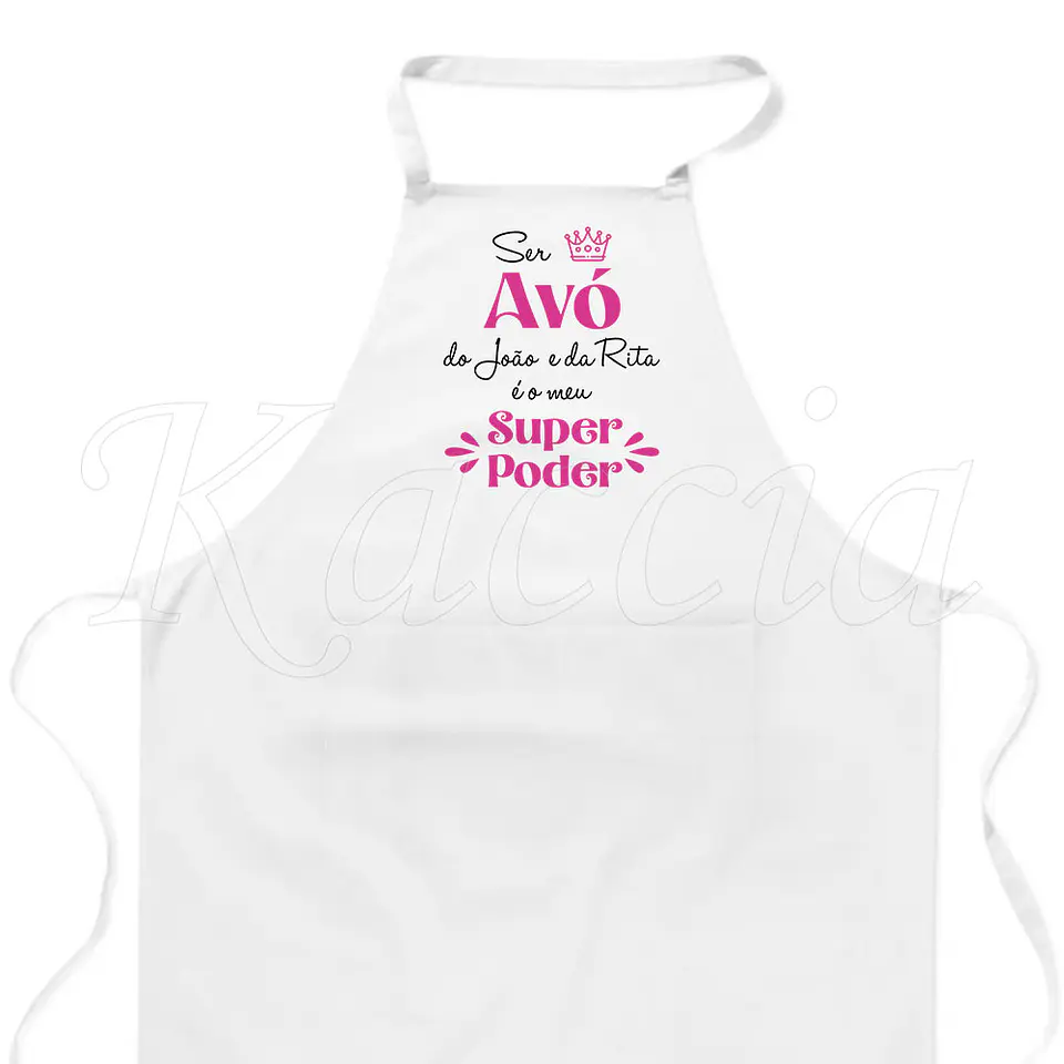 Avental Personalizado Super Poder 2
