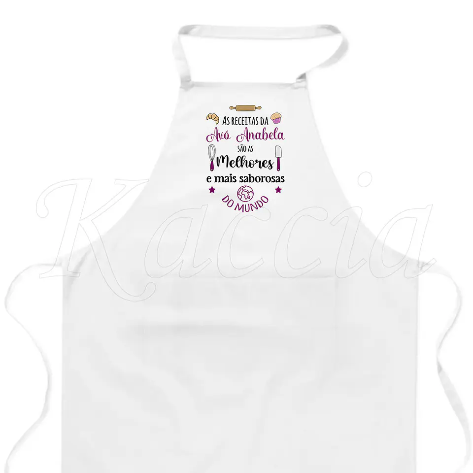 Avental Personalizado As Receitas Mais Saborosas 2