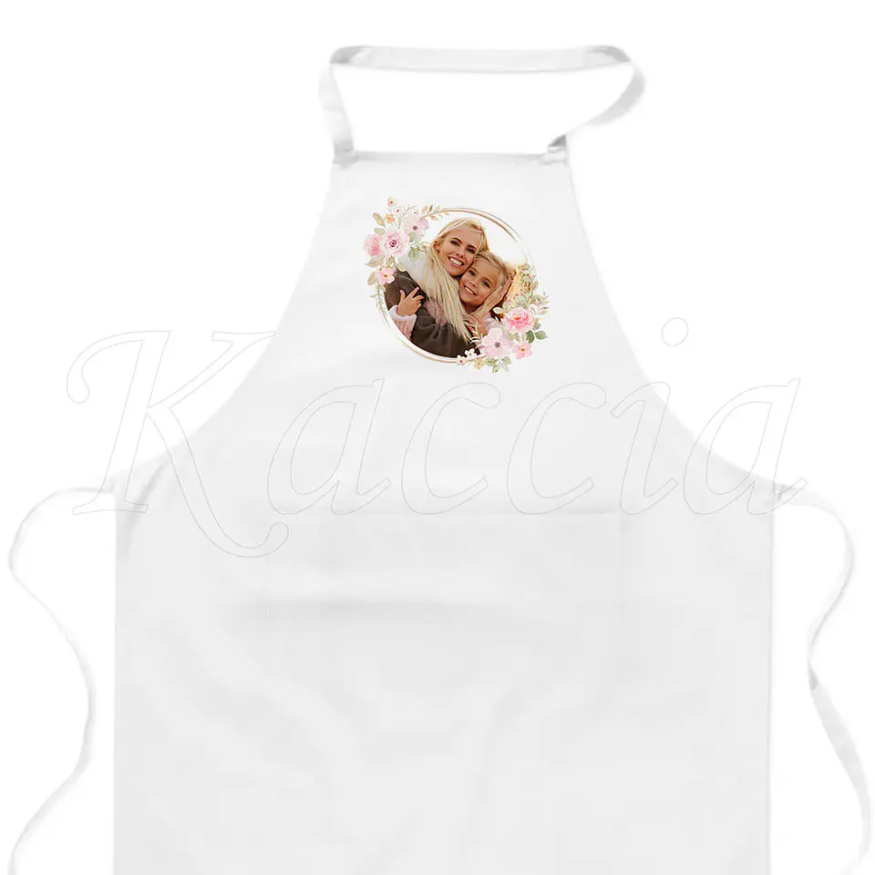 Avental Personalizado Floral com Foto  2