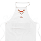 Avental Personalizável Rena Natal com Nome - Thumbnail 2