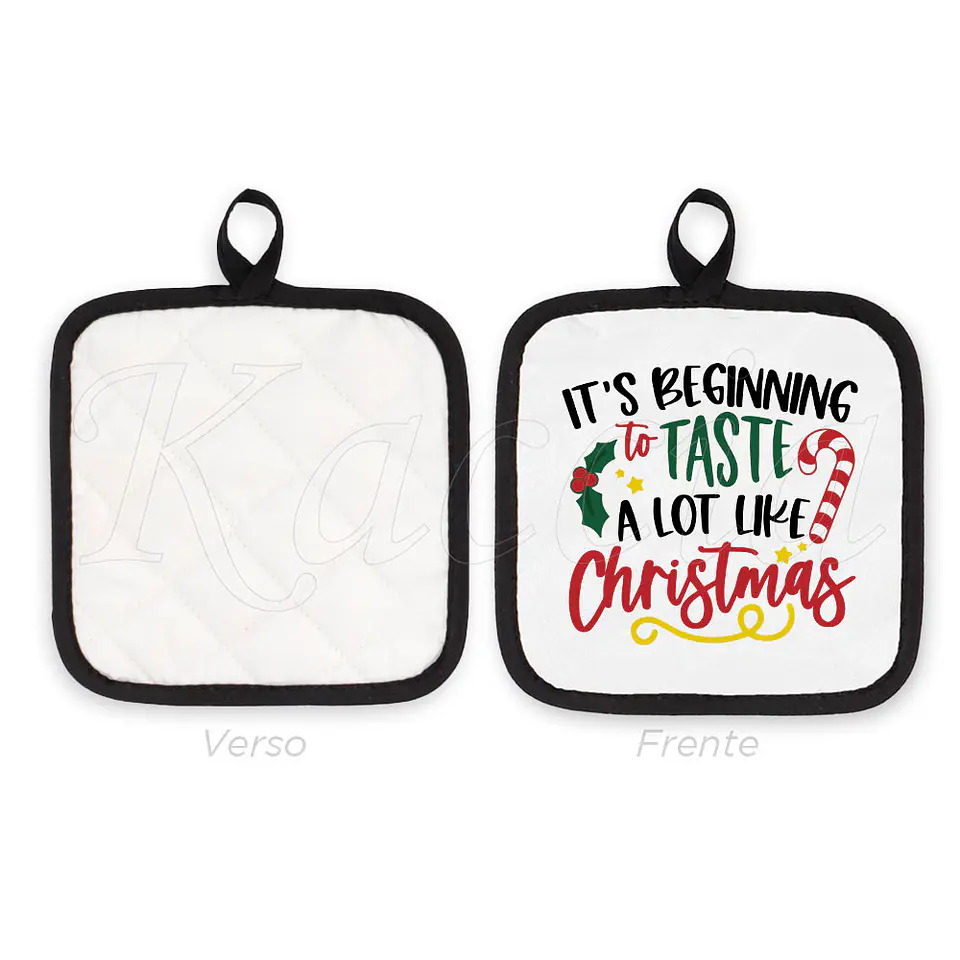 Conjunto Luva e Pega de Cozinha Taste Like Christmas 3