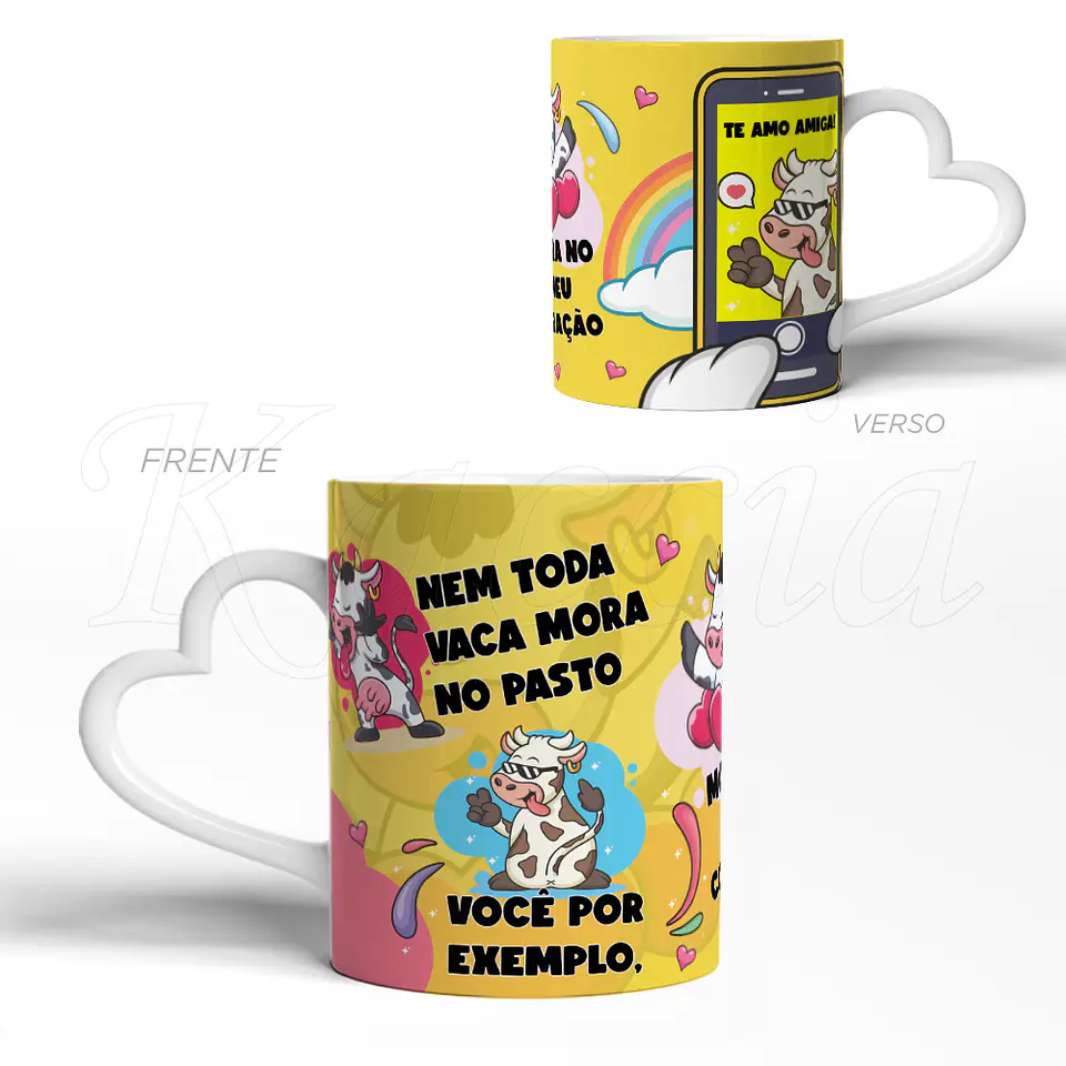 Caneca Amiga Vaca 3