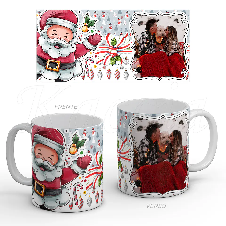 Caneca Personalizada Natal com Foto 1