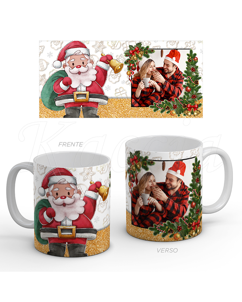 Caneca Personalizável Pai Natal Foto