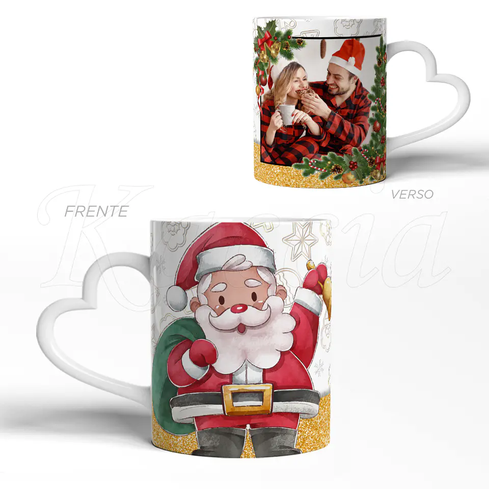 Caneca Personalizada Pai Natal Foto 3