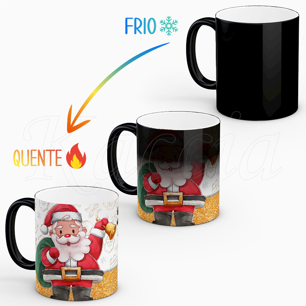 Caneca Personalizada Pai Natal Foto 2