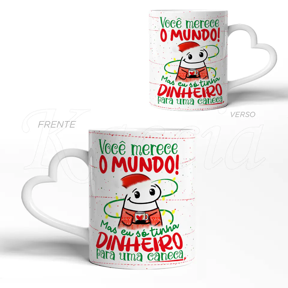 Caneca Só Tinha Dinheiro para uma Caneca Flork Natal 3