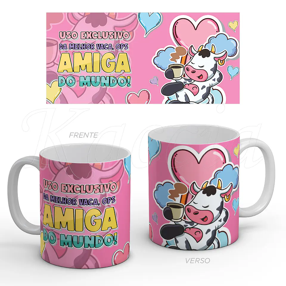 Caneca Melhor Vaca Amiga 1