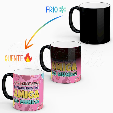 Caneca Melhor Vaca Amiga