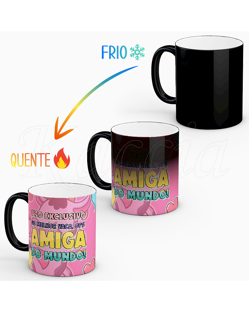 Caneca Melhor Vaca Amiga