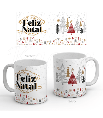 Caneca Feliz Natal Simple