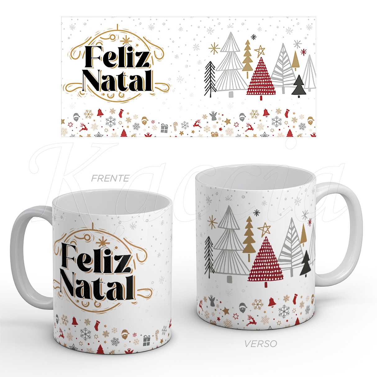 Caneca Feliz Natal Simple 1