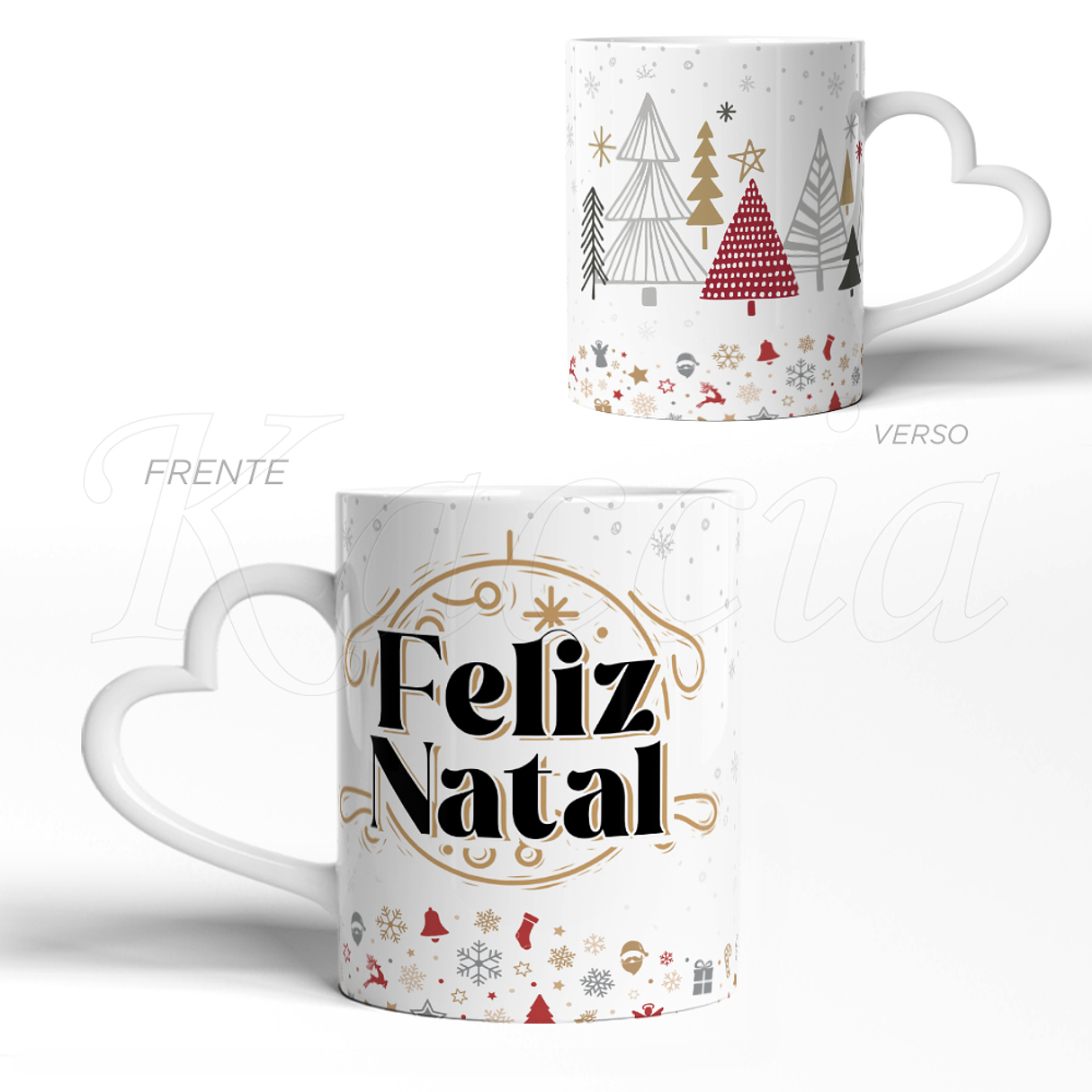 Caneca Feliz Natal Simple 3