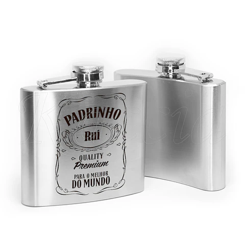 Garrafa de Bolso Personalizada Quality Premium JackDaniels