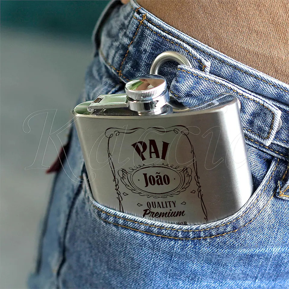 Garrafa de Bolso Personalizada Quality Premium JackDaniels 5