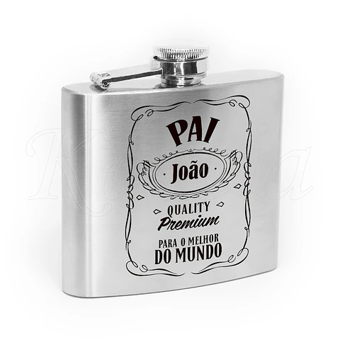 Garrafa de Bolso Personalizada Quality Premium JackDaniels
