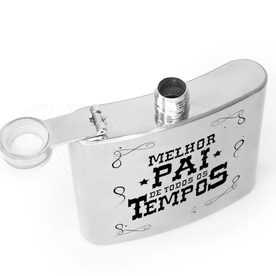 Garrafa de Bolso Personalizada Melhor de Todos os Tempos 3