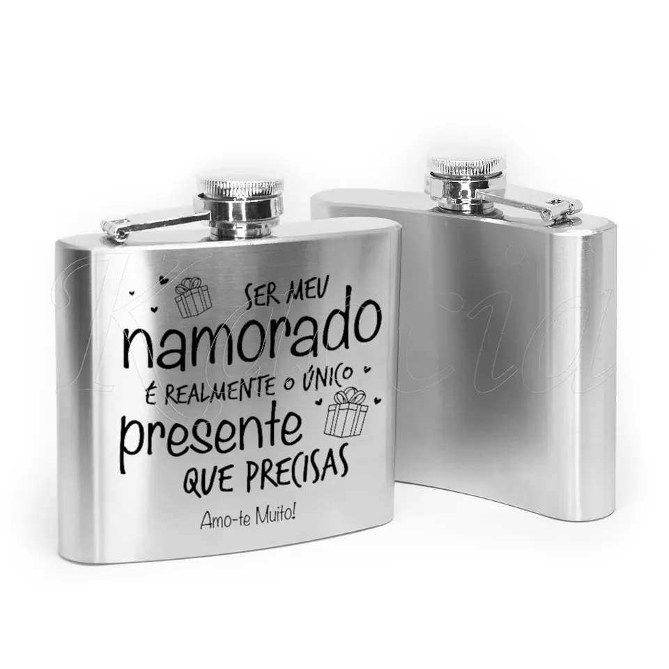 Garrafa de Bolso Personalizada O Único Presente 2