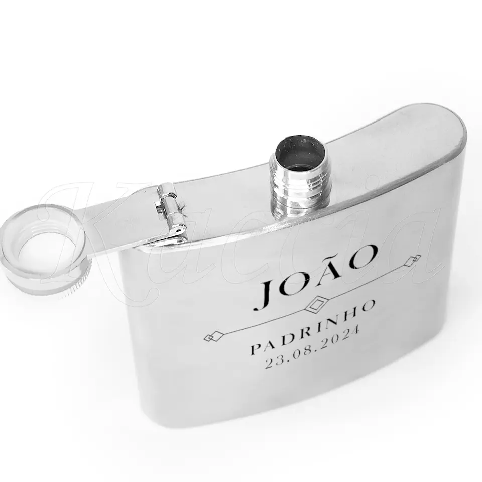 Garrafa de Bolso Personalizada Nome 3