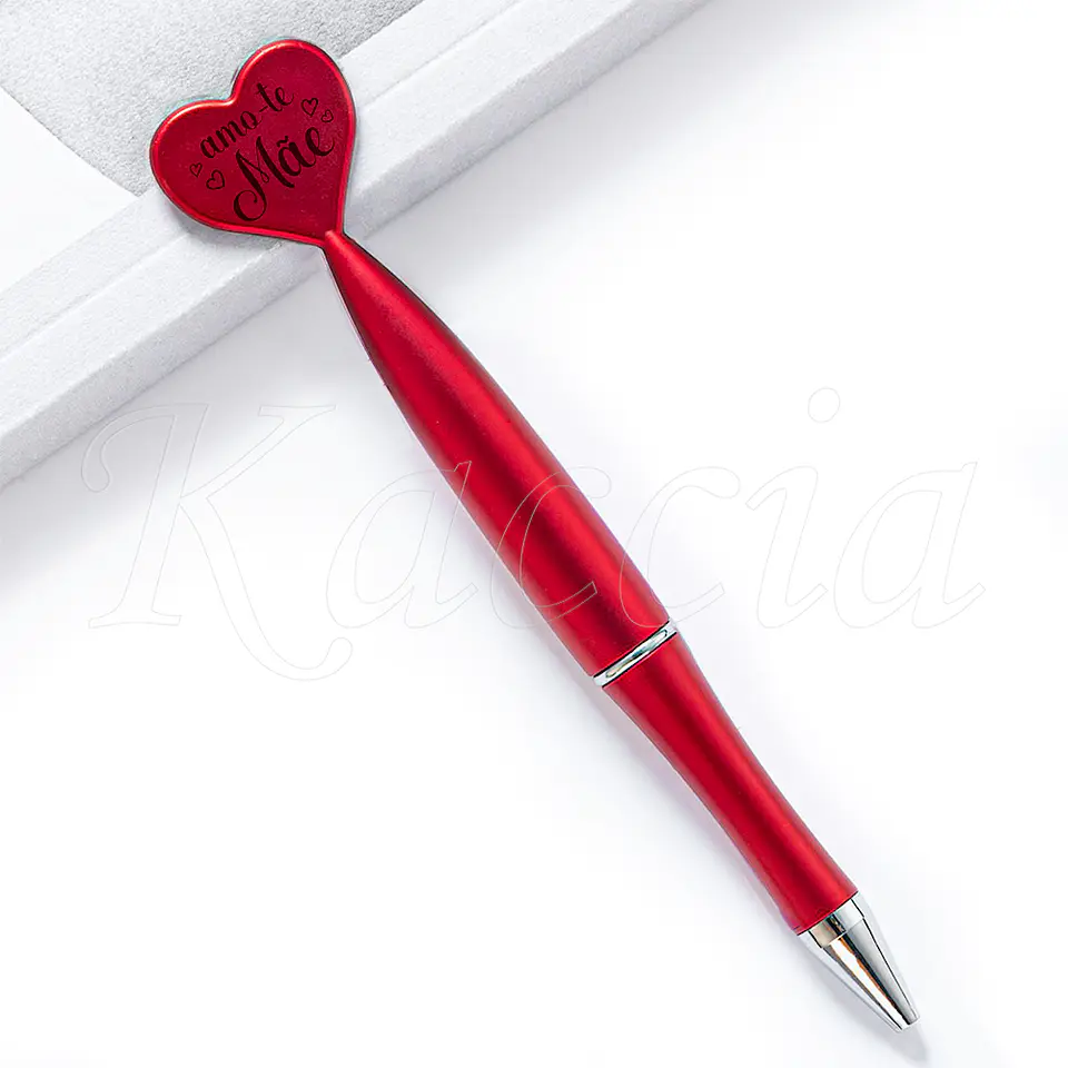 Caneta Personalizada Coração Amo-te 1