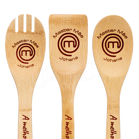 Conjunto Utensílios Cozinha Personalizáveis Master