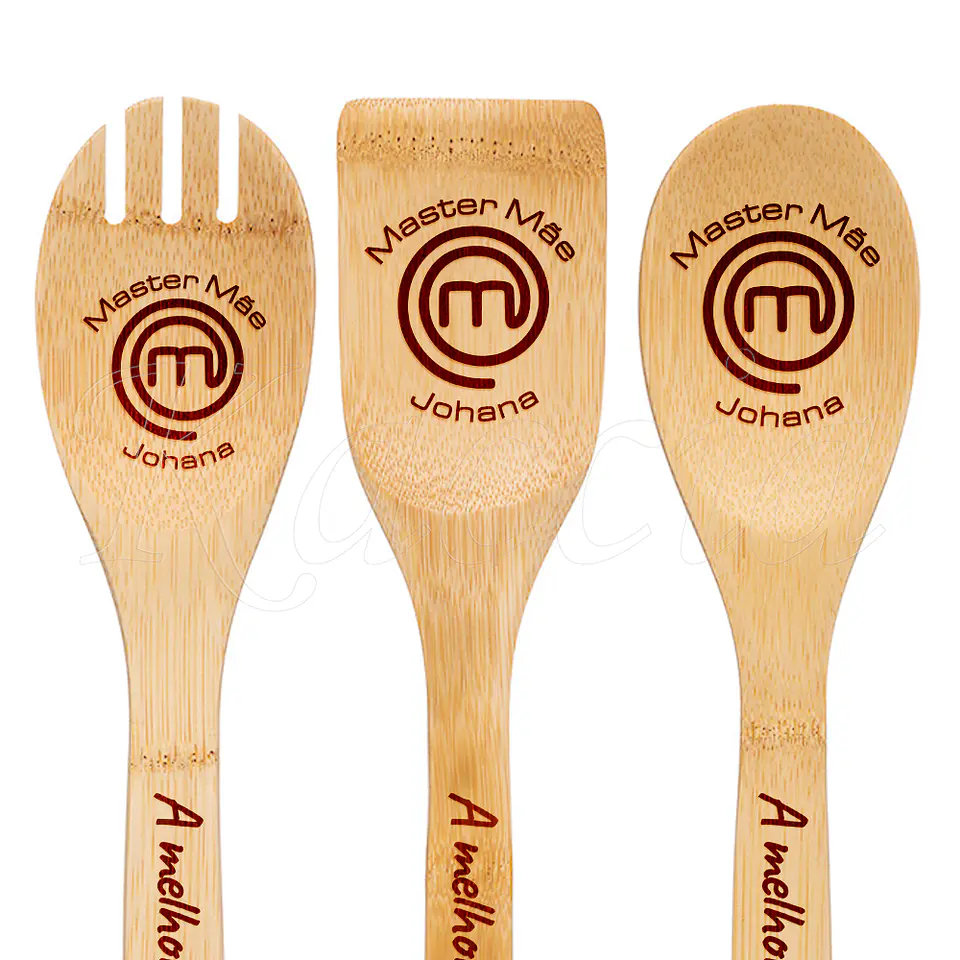 Conjunto Utensílios Cozinha Personalizáveis Master 2
