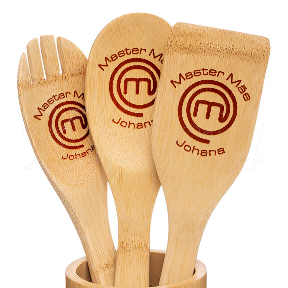 Conjunto Utensílios Cozinha Personalizáveis Master 3