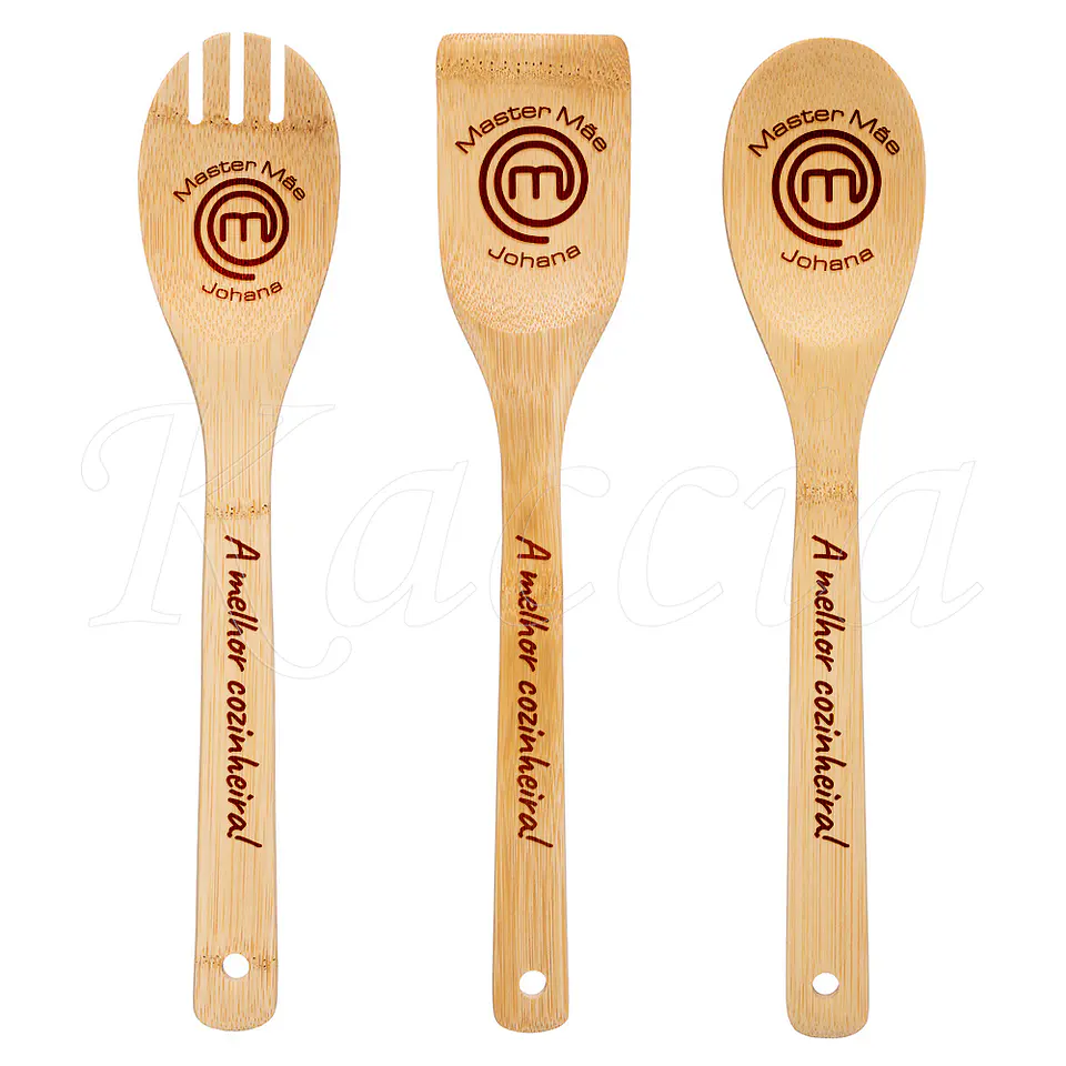 Conjunto Utensílios Cozinha Personalizáveis Master 1