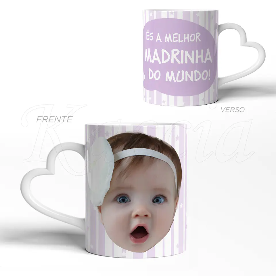 Caneca Personalizada Bebé com Foto Engraçada e Frase 3