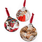 Conjunto de 3 Bolas de Natal Personalizáveis com Fotos - Thumbnail 2