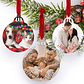 Conjunto de 3 Bolas de Natal Personalizáveis com Fotos - Thumbnail 1