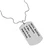 Colar Personalizado Militar Masculino Tag Aço Inox