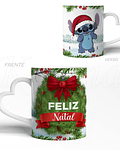 Caneca Feliz Natal Stitch