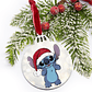 Bola de Natal Personalizável Stitch com Nome - Thumbnail 3