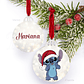 Bola de Natal Personalizável Stitch com Nome - Thumbnail 1