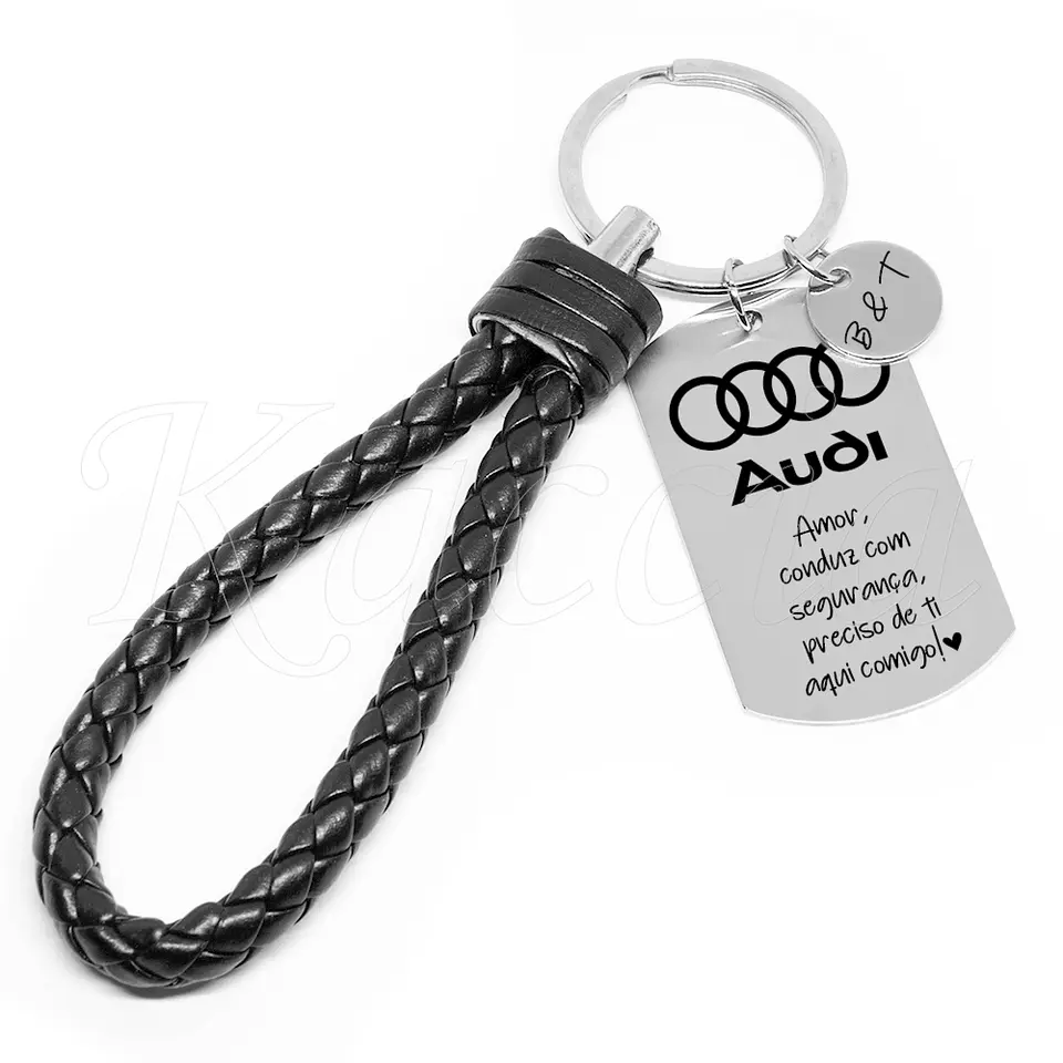 Porta-chaves Personalizado Ilustração Foto Marcas Aço Inox 6