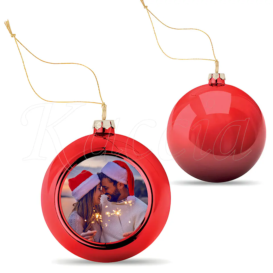 Bola de Natal Personalizável com Foto Esférica 5