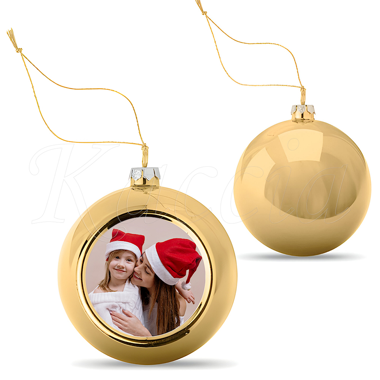 Bola de Natal Personalizável com Foto Esférica 6