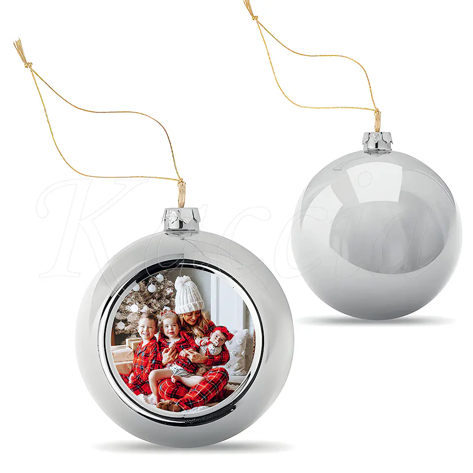 Bola de Natal Personalizável com Foto Esférica 7