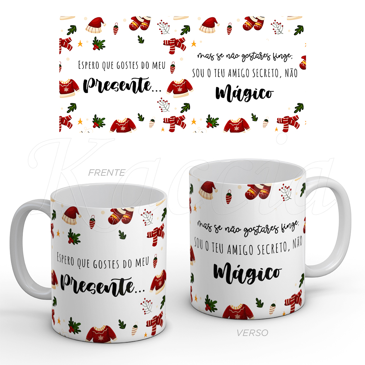 Caneca Natal Amigo Secreto 1
