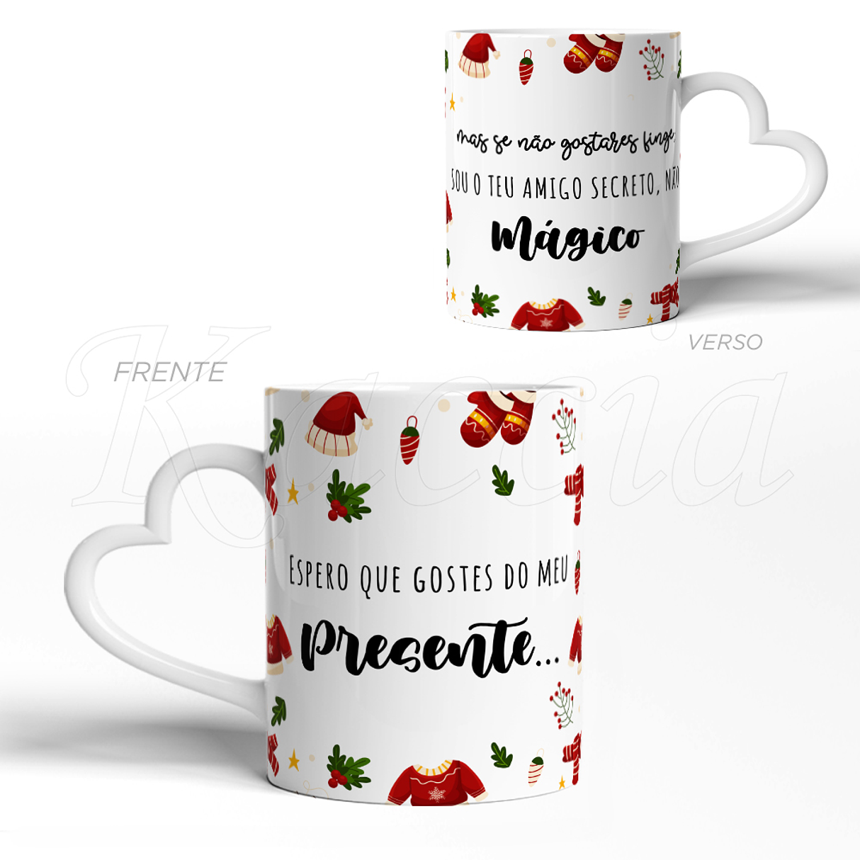 Caneca Natal Amigo Secreto 3