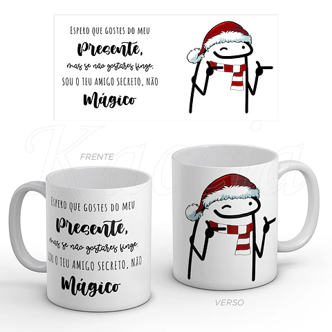 Caneca Natal Amigo Secreto Flork