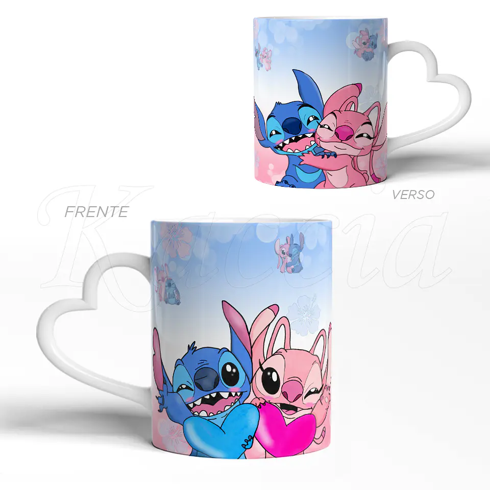 Caneca Stitch & Ángel Abraço 3