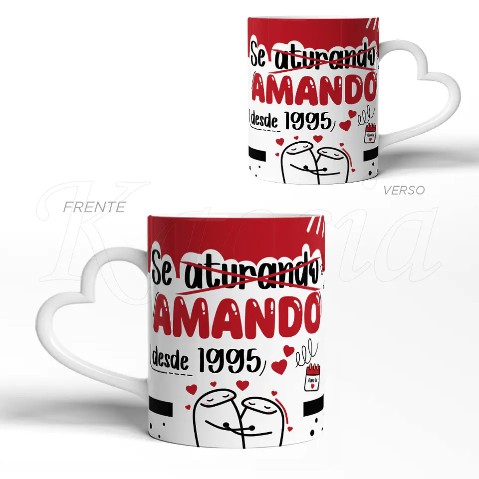 Caneca Personalizada Se Aturando Amando Flork 3