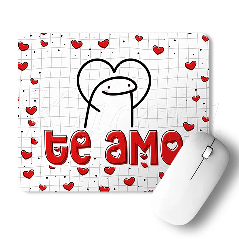Tapete de Rato Te Amo Flork